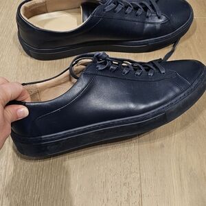 KOIO Navy Leather Sneakers